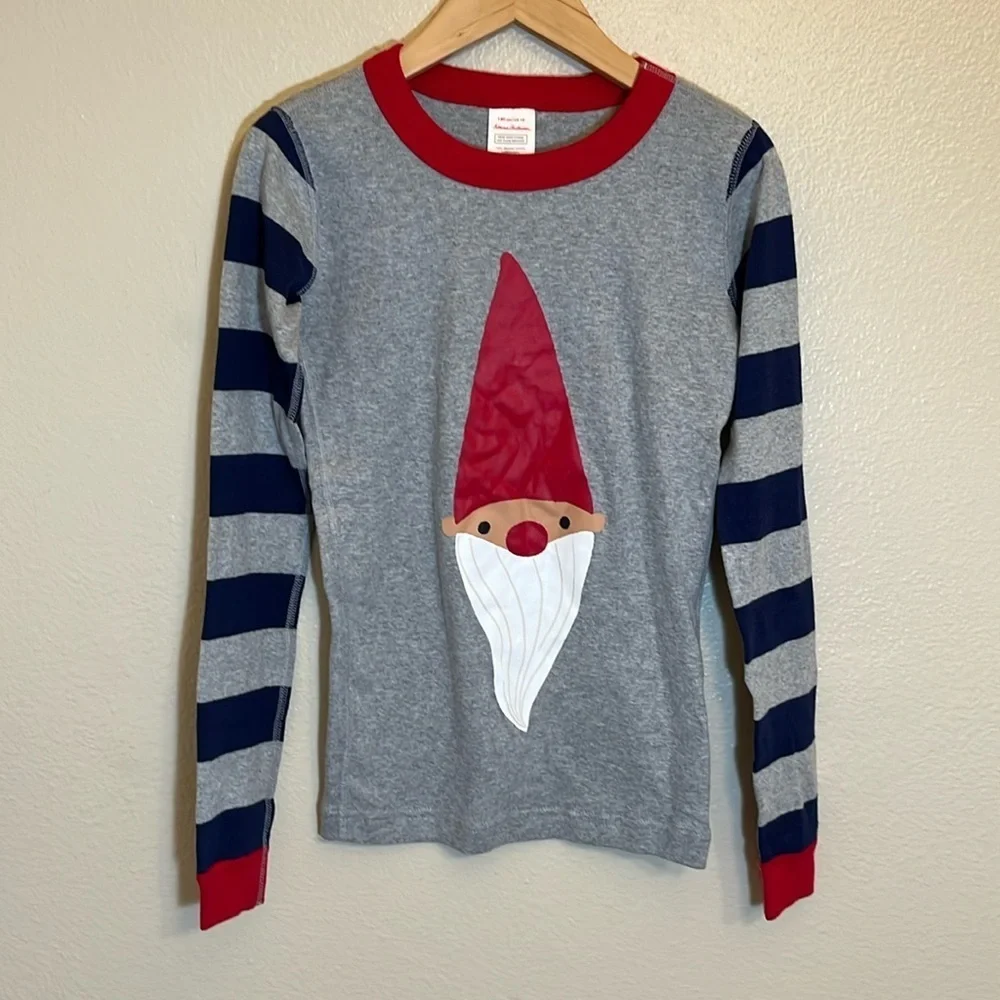 Hanna Andersson Elf Gnome Organic Cotton Kid Pajama Top